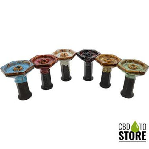 Pharaohs Hookah Nova Bowl - Assorted Colors (MSRP $8.00)