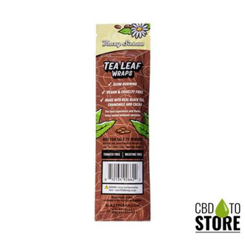 Blazy Susan Tea Leaf Wraps Tobacco & Nicotine Free Vegan - Pack of 2 - Display of 25 Packs (MSRP $4.00 Each) Blazy Susan Tea Leaf Wraps Tobacco & Nicotine Free Vegan - Pack of 2 - Display of 25 Packs (MSRP $4.00 Each)