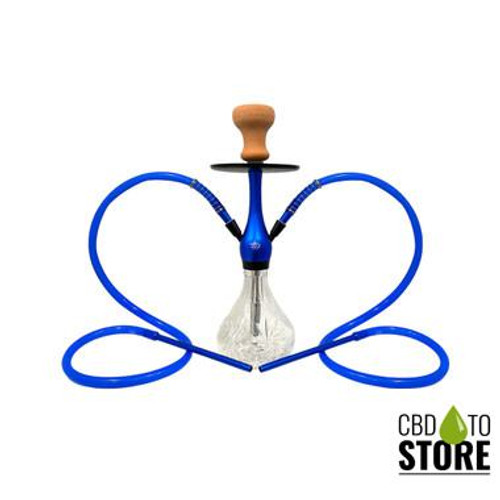 DUD Hookah Magic 18 Inch Double Hose Hookah - Assorted Colors (MSRP $60.00)