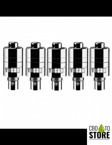 Yocan Evolve Quartz Dual Coils - Pack of 5 (MSRP $15.00) Yocan Evolve Quartz Dual Coils - Pack of 5 (MSRP $15.00)