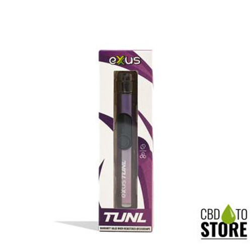 Exxus Device TUNL 400mAh Adjustable Voltage Cartridge Vaporizer Battery - Assorted Colors - Display of 12 (MSRP $19.99 Each)