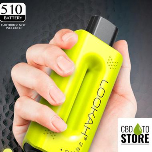 Lookah Zero 650mAh VV 510 Cartridge Preheat Device Battery - Display of 6 (MSRP $27.00 Each)