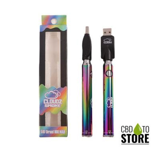Cloudz Smoke 510 Cartridge 900mAh Device Pen Battery With USB Charger - Assorted Colors (MSRP $9.99) Cloudz Smoke 510 Cartridge 900mAh Device Pen Battery With USB Charger - Assorted Colors (MSRP $9.99)