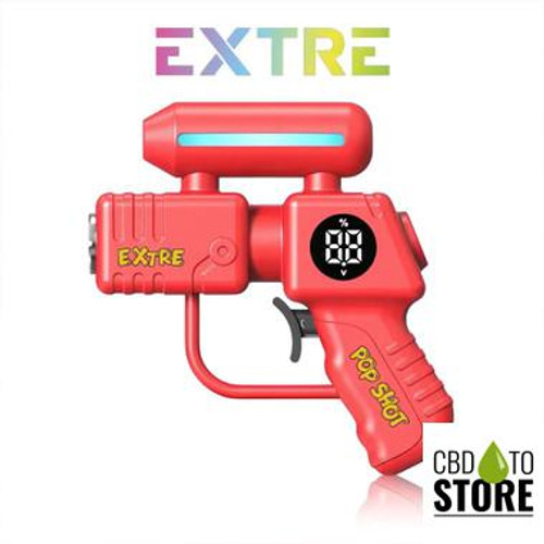 EXTRE 510 POP SHOT 500mAh VV Preheat Battery With Smart Digital Screen - Display of 5 (MSRP $17.00 Each)