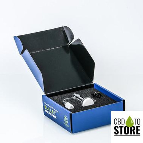 Dragon Platinum Bullet Quartz Terp Slurper Kit - 90 Degree [DQB-117] (MSRP $18.00)