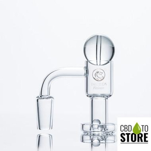 Dragon Platinum Kilauea Quartz Banger Terp Slurper Spinner Kit - 90 Degree [DQB-099] (MSRP $13.00)