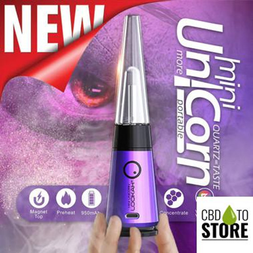 Lookah Mini Unicorn 950mAh Portable Electronic Dab Rig Vaporizer (MSRP $90.00)
