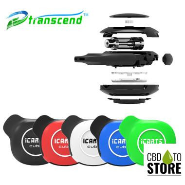 iCarts Cube 550mAh Pre-Heat VV Vaporizer Starter Kit With 1ML Cartridge (MSRP $15.00) [CLEARANCE]