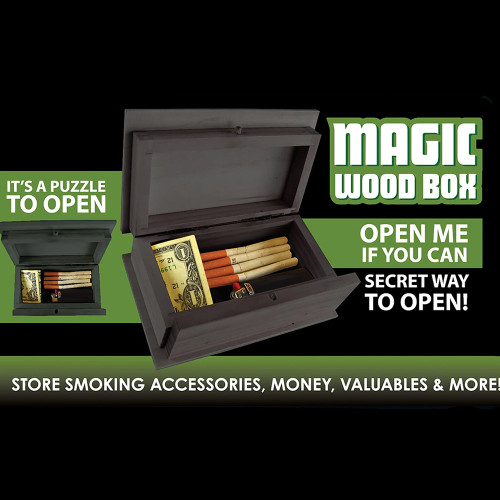 Smokezilla Wood Magic Storage Box - Assorted Designs - Display of 6 [22899]