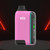 Luzid Sikret Pulse 1000mAh VV 510 Cartridge Device Mod Battery With Large LCD Screen - Display of 5 - Pink
