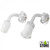 Tsunami Glass 4mm Water Pipe Quartz Banger - Display of 12 (MSRP $19.99 Each)