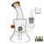 Tsunami Glass Water Pipe Rig Mini Micro - 6 Inches - 177 Grams (MSRP $60.00)