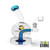 Tsunami Glass Water Pipe Rig Shower Head - 8.5 Inches - 300 Grams (MSRP $100.00)