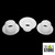 Pharaohs Large Clear Thin Hookah Base Grommet  - Pack of 10 [W1911] (MSRP $2.00)
