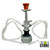 Zebra Smoke M16 Pumpkin Base 14 Inch Double Hose Hookah - Assorted Colors (MSRP $20.00)