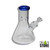 Headway Glass Water Pipe Beaker Base Short Straight Neck Ice Catcher With Diffused Downstem - 700 Grams - 8 Inches - Assorted Colors [HW-G10] (MSRP $21.99)