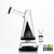 Shadow Glass Water Pipe Vulcano Shaped With Disc Perc - 360 Grams - 8 Inches - Assorted Colors [SGE-064] (MSRP $58.00)