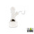 Gliizy Glass Water Pipe Chess Design With Quartz Banger - 130 Grams - 6 Inches (MSRP $31.00)