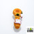Dragon Platinum Glass Hand Pipe Creature Shape Spoon - 95 Grams - 5 Inches - Assorted Colors [WPH-421] (MSRP $38.00)
