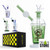 Dragon Platinum Water Pipe Cup Bubbler - 280 Grams - 7.9 Inches - Assorted Colors [WPE-035] (MSRP $55.00)