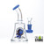 Dragon Platinum Water Pipe Bell Shape With Perc - 230 Grams - 7.0 Inches - Assorted Colors [WPE-038] (MSRP $53.00)