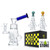Dragon Platinum Water Pipe Recycler Inclined Neck With Perc - 280 Grams - 7.5 Inches - Assorted Colors [WPE-039] (MSRP $66.00)
