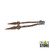 Hookah Rustic Style Tong With Leather Pouch [T2001] (MSRP $5.00)