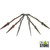 Hookah Rustic Style Tong With Leather Pouch [T2001] (MSRP $5.00)