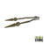 Hookah Rustic Style Tong With Leather Pouch [T2001] (MSRP $5.00)