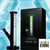 KLEAN Straight Tube Water Pipe With Ice Catcher & Downstem - 765 Grams - 12 Inches (MSRP $100.00)