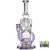 BoroTech Glass Water Pipe Recycler Dab Rig Straight Neck With Circ Perc Designed By Calibear - 600 Grams - 11 Inches [BTG054] (MSRP $64.00)