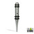 Wulf Mods Spike Nectar Collector Dab Straw - 6 Inches - Assorted Colors - Display of 15 (MSRP $14.99 Each)