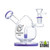 Dragon Glass Mini Water Pipe With Inclined Neck Bong Style - 300 Grams - 5 Inches - Assorted Colors [DGE-408] (MSRP $40.00)