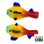 Shadow Glass Fish Shape Hand Pipe Spoon - 90 Grams - 4.5 Inches - Assorted Colors [SGH-042] (MSRP $25.00)