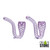 Shadow Glass Swirl Hand Pipe Sherlock - 240 Grams - 4 Inches - Assorted Colors [SGH-039] (MSRP $20.00)