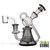 Wulf Mods Revo Glass Water Pipe Dab Rig With Quartz Banger - 180 Grams - 6 Inches (MSRP $54.99)