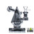 Shadow Glass Mini Pyramid Shaped Water Pipe With Circ Perc - 400 Grams - 7 Inches - Assorted Colors [SGE-150] (MSRP $59.00)