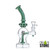 Dragon Glass Mini Water Pipe With Circ Perc - 235 Grams - 8.5 Inches - Assorted Colors [DGE-422] (MSRP $28.00)