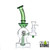 Dragon Glass Mini Water Pipe With Circ Perc - 235 Grams - 8.5 Inches - Assorted Colors [DGE-422] (MSRP $28.00)