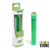 Ooze Slim Flex Temp 400mAh Device Battery With Type-C Charging Cable - Clear Series - Display of 24 (MSRP $20.00 each)