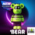 Lookah Bear 500mAh Variable Voltage 510 Thread Device Pen Battery - Display of 5 (MSRP $25.00-$30.00 Each)