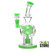 Calibear Exosphere Glass Water Pipe Dab Rig With Seed of Life Perc - 410 Grams - 8.5 Inches [GB319-Thin Maria Cap] (MSRP $60.00)