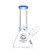 Dragon Glass Straight Tube Bong Water Pipe Beaker Base With Diffused Downstem & Ice Catcher - 840 Grams - 10 Inches - Assorted Colors [DGE-474]