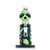 Shadow Glass Cartoon Toys Theme Bent Neck Glow In The Dark Water Pipe - 500 Grams - 10 Inches - Assorted Colors [SGE-180]