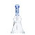 Dragon Glass Bell Shape Hand Water Pipe With Bent Neck & Inline Perc - 320 Grams - 8 Inches - Assorted Colors [DGE-467]