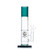 Dragon Glass Straight Tube Bong Water Pipe With Inline Perc & Thick Base - 588 Grams - 11 Inches - Assorted Colors [DGD-157]