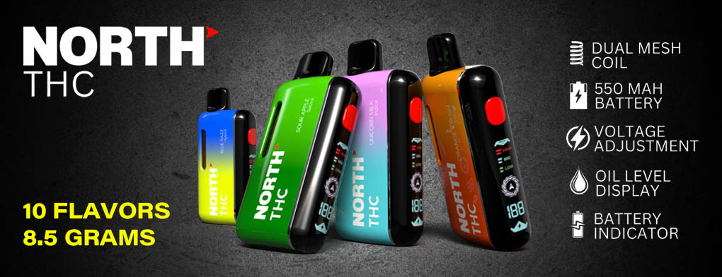 North THC Disposable Vape Device