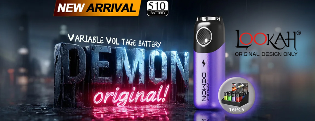 Lookah Demon 500mAh VV 510 Cartridge Mod Battery 