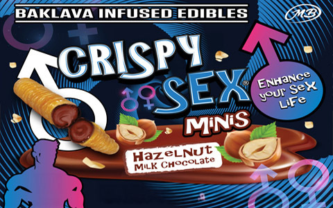 Crispy Sex Minis Hazelnut Milk CHocolate