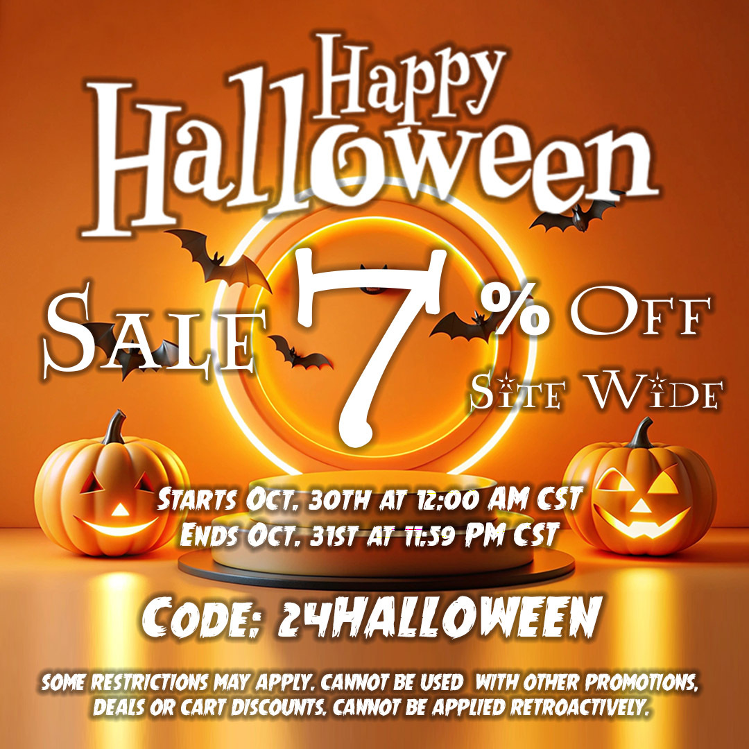 Halloween 7% Off Sale